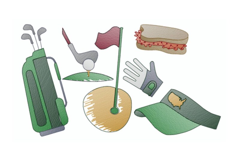 Daddy Caddy Golf Masters PGA Embroidery Tshirt/bubble/romper Etsy