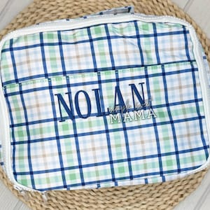 Embroidered Nylon Wipeable Lunchbox