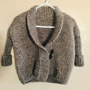 The Trottin&#39; Tot Cardigan Knitting Pattern