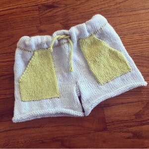 Seamless Toddler Shorts Knitting Pattern