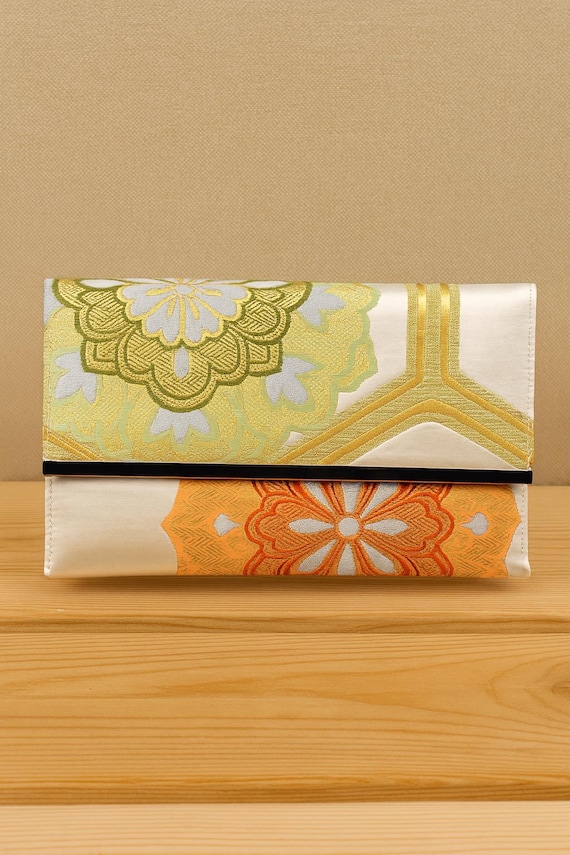 Japanese Designer Handbags | Recrafted from Vintage Japanese Kimono Obi | Classy evening Bags | Annina Designs