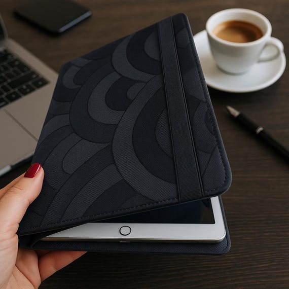 Elevate Your Tech Style: Japanese Fish Scales Tablet Case for 9"-10.4" Devices
