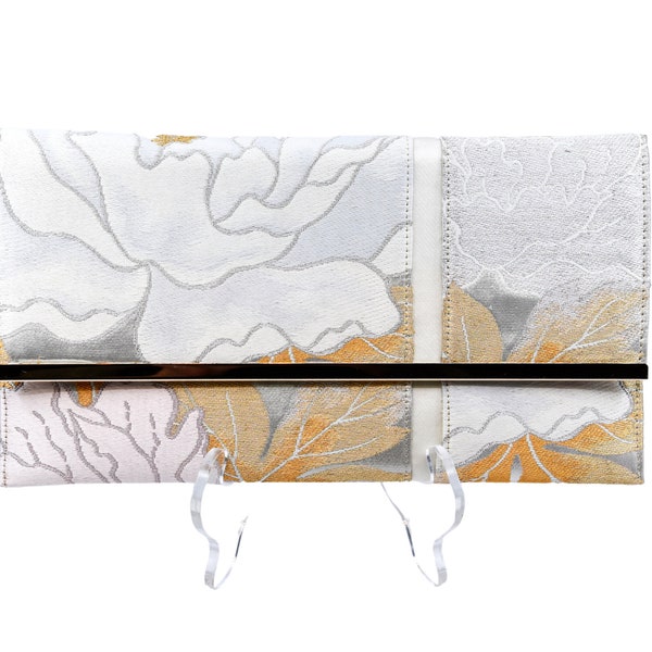 Buy Elegant Evening Repurposed Designer Kimono Clutch Bag | Recrafted from a Vintage Japanese Kimono Obi | Annina Designs