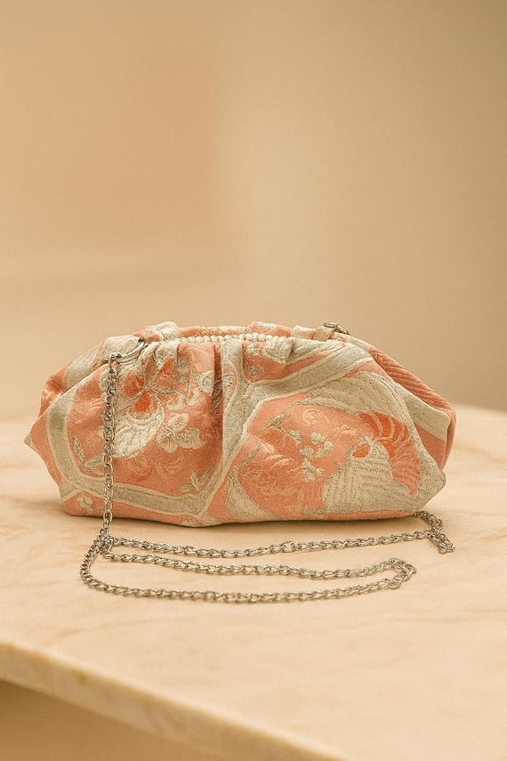 Kimono Obi Wedding Clutch Bag, Japanese Silk  Evening Bag, Prom Party Bag, Bridal Clutch Purse, Bridesmaid Bag, Makeup Bag, Wedding Gifts