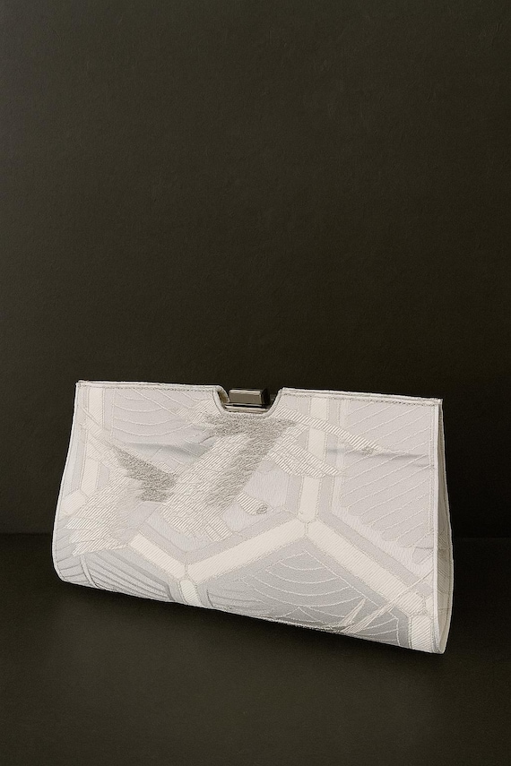 Kimono Wedding Bridal Purse Clutch, Vintage Fukuro  Obi Bridesmaid Clutch, Bride Bag, Wedding Accessory,  Modern Designer Bag, Wedding Gift
