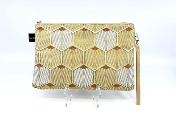 Obi Japanese Zippy Pouch Women, Vintage Kimono Accessories Pouch, Wrist Strap To Go Everyday Pouch, Expensive Useful Gifts Women