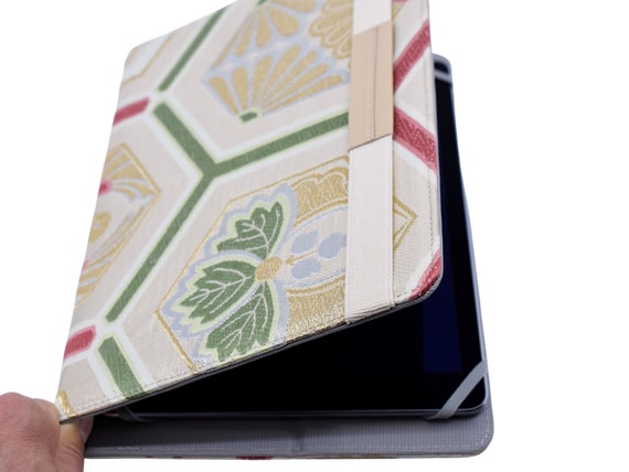 Unique Vintage Japanese Obi Tablet Cover upcycled from obi kimono | Annina Designs