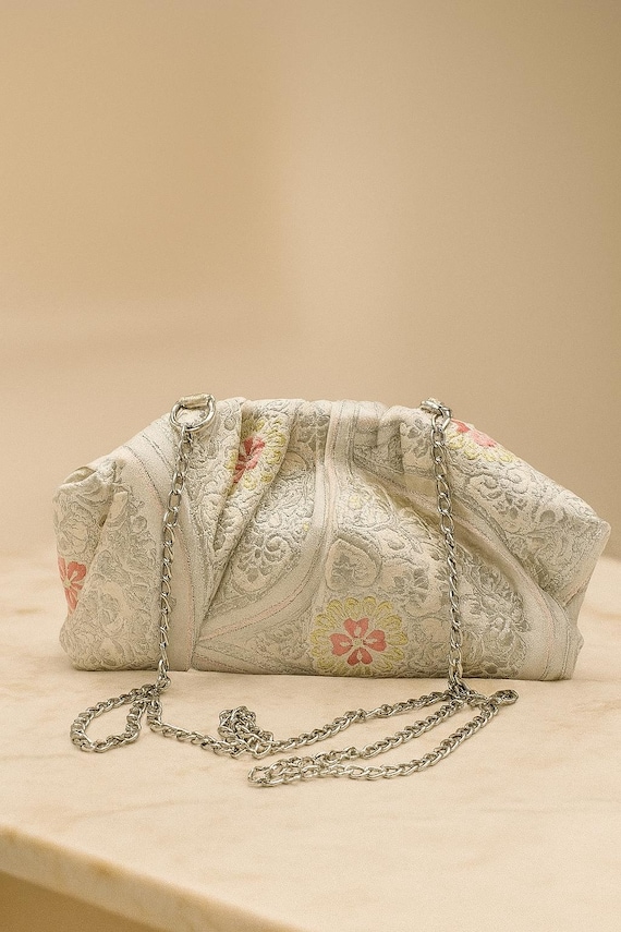 Elegant Japanese Silk Kimono Clutch | Handmade Obi Wedding Purse | Evening Bag for Brides, Bridesmaids & Special Occasions