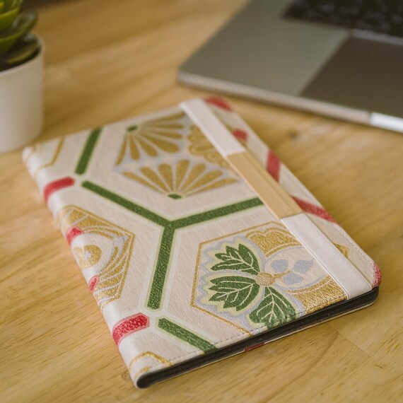 Unique Vintage Japanese Obi Tablet Cover upcycled from obi kimono | Annina Designs