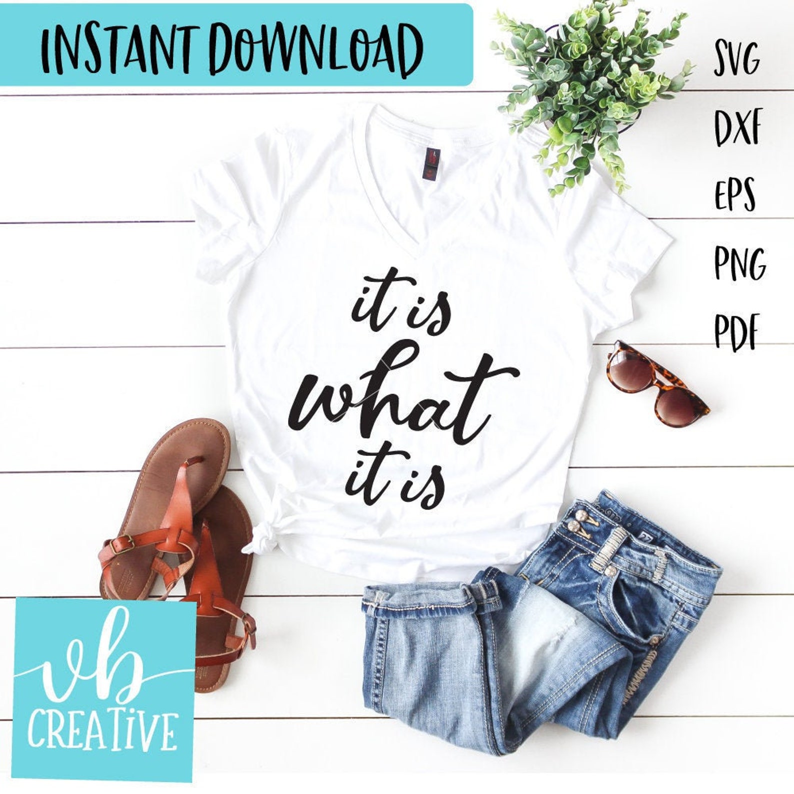Svg file It is What it is SVG file Svg filefor Cricut / | Etsy