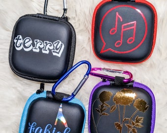 Casematix Black Ear Buds Case Fits TWS Szsago W9 Bluetooth 5.0 True Wireless Earbuds Charging Case Includes Case and Carabiner Only Etsy India