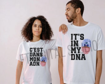 Haitian flag day shirt- jour du flag Haiti Shirt - it's in my dna - country pride apparel- Unisex Shirts- Haiti apparel