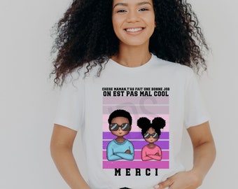 Mother's Day personalized gift | Thanks mom, you did good | custom tshirt | mom joke | custom mother's day gift | kids names