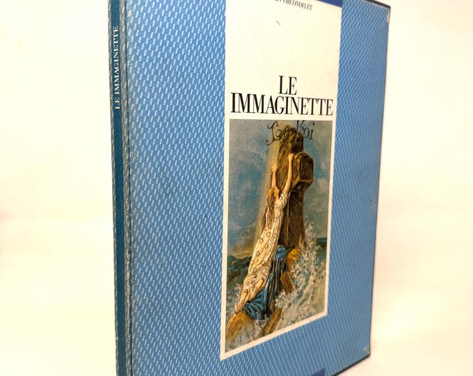 Le Immaginette~Little Images~Alain Vircondelet~1989~Very Good Condition~Boxed~Softbound~Many Illustrations~Italian Language~Free Shipping