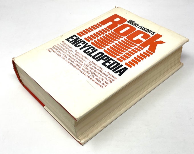 Lillian Roxon’s Rock Encyclopedia~Lillian Roxon~1970~First Edition~3rd Printing~Very Good Condition~Very Rare~Free Shipping