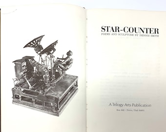 Star-Counter~Dennis Smith~1970~Signed~First Edition~Very good condition~Illustrated~Poems~Sculptures~Free Shipping