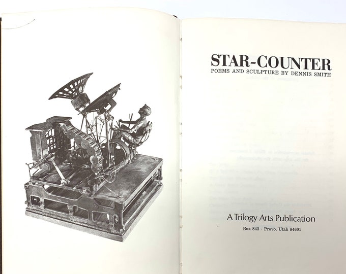 Star-Counter~Dennis Smith~1970~Signed~First Edition~Very good condition~Illustrated~Poems~Sculptures~Free Shipping