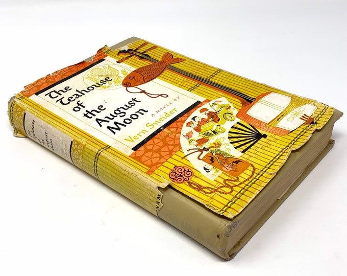 Teahouse of the August Moon~1951~First Edition~Ninth Impression~Dust cover~Rare~Free Shipping