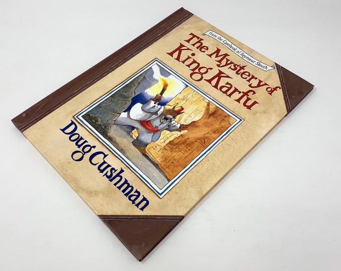 The Mystery of King Karfu~Doug Cushman~1996~First Stated Edition~Signed and Illustrated by Author~Collectible~Fine Condition~Free Shipping
