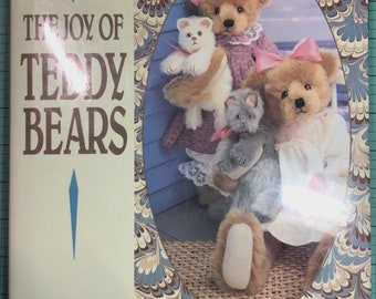 The Joy of Teddy Bears~Ted Menten~1991~First Edition~First Printing~Fine Condition~Color Illustrations~Dust JacketCollectible~Free Shipping