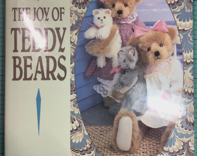 The Joy of Teddy Bears~Ted Menten~1991~First Edition~First Printing~Fine Condition~Color Illustrations~Dust JacketCollectible~Free Shipping