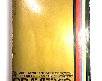 Gravity’s Rainbow~Thomas Pynchon~1974~First Bantam Printing~Rare Gold Cover~C8099~Collectible~Vintage~Very Good Condition~Free Shipping