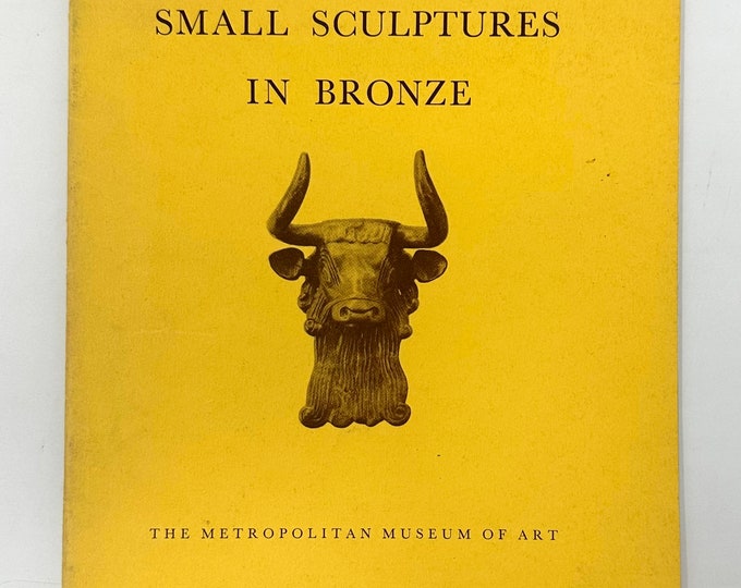 Small Sculptures in Bronze~1950~The Metropolitan Museum of Art~First Edition~A Picture Book~Vintage Catalog~Very Good~Free Shipping
