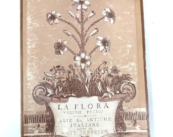 La Flora~Volume 1~Wilhelm Hansen~1949~Knud Jeppesen~Music~Rare~Good Condition~Free Shipping