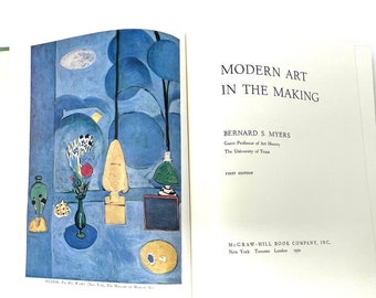 Modern Art in the Making~Bernard Myers~1950~Good Condition~Free Shipping