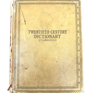 A - Webster’s Twentieth-Century Dictionary~1938~Unabridged~Very Rare~Free Shipping