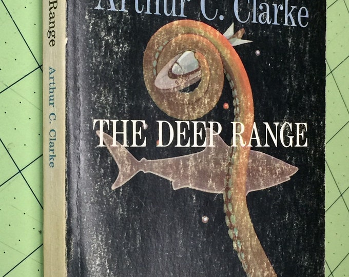 The Deep Range by Arthur C. Clarke/1957/paperback /free shipping/a rare copy in fine condition