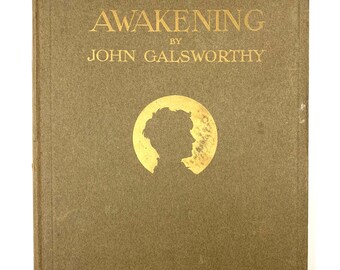 Awakening~John Galsworthy~R. H. Sauter~1935~First Edition~Second Printing~Forsyte Saga~Very Good Condition~Free Shipping