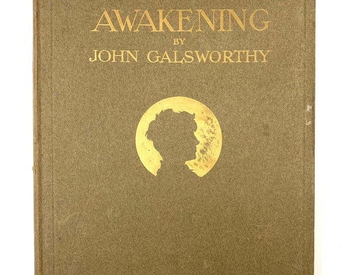 Awakening~John Galsworthy~R. H. Sauter~1935~First Edition~Second Printing~Forsyte Saga~Very Good Condition~Free Shipping