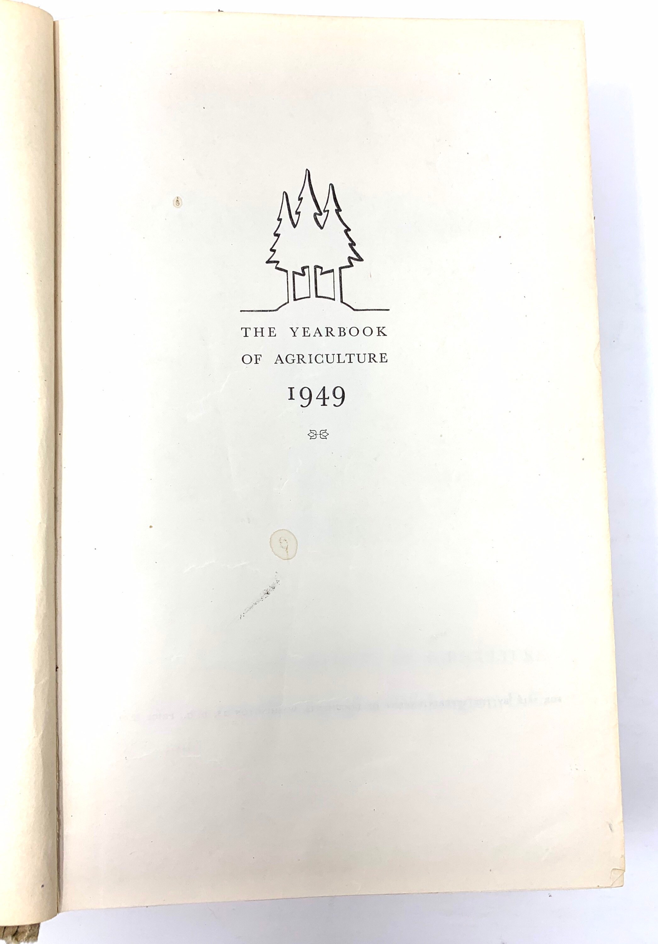 TreesThe Yearbook of Agriculture1949CollectibleGood ConditionFree