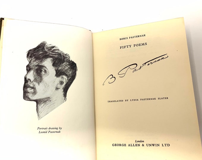 Fifty Poems~Boris Pasternak~1963~Hardback~First Edition~First Printing~Rare Volume~Very Good Condition~Free Shipping