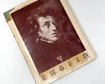 Chopin~Robert Bory~1951~Rare Book~French Language~Horizons de France~Very Good Condition~Free Shipping