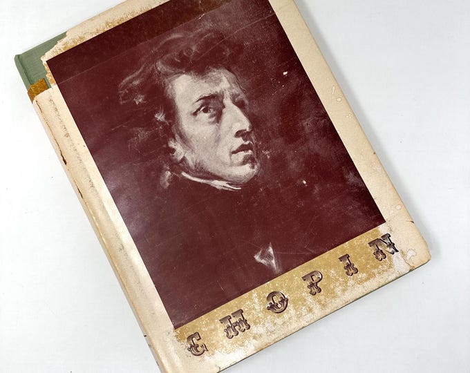 Chopin~Robert Bory~1951~Rare Book~French Language~Horizons de France~Very Good Condition~Free Shipping