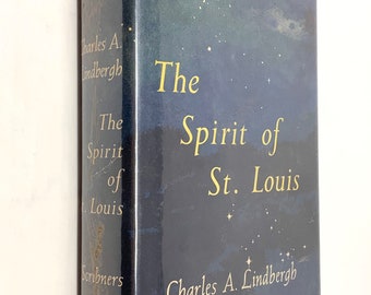 The Spirit of St. Louis~Charles Lindbergh~1953~First Edition~Free Shipping~Dust Jacket~Rare