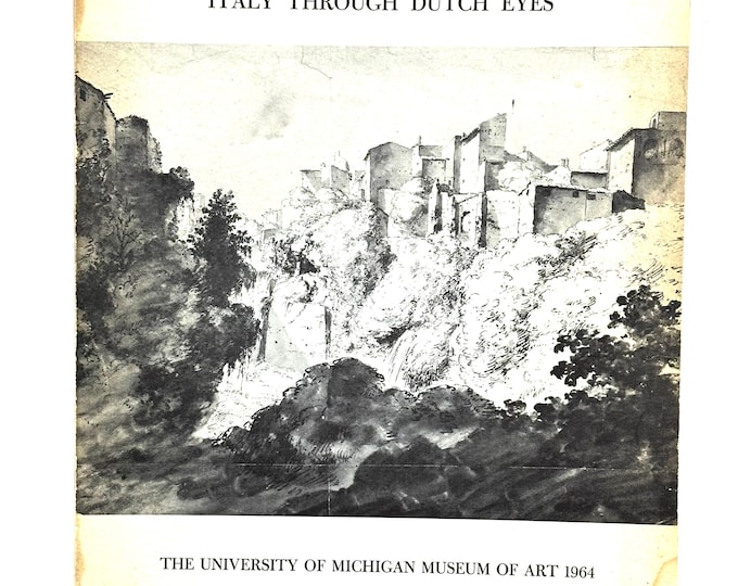 A - Italy through Dutch Eyes~1964~Dutch Landscape Artists in Italy~Rare~Good Condition~Free Shipping