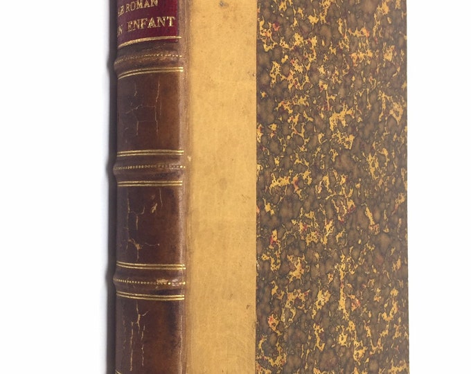 Le Roman D’un Enfant/Pierre Loti/1890/French/Rare Find/Very Good/Free Shipping