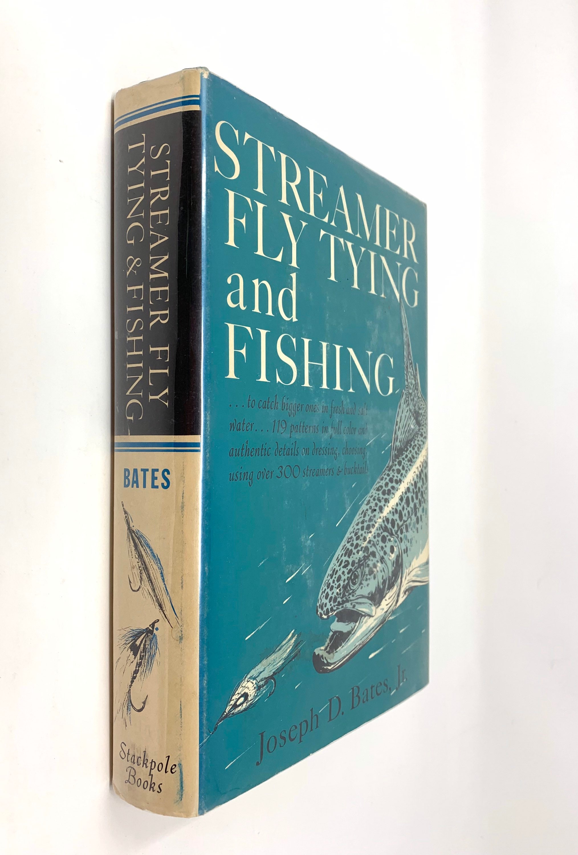 Streamer Fly Tying and Fishing~Joseph Bates Jr.~1966~Stated First  Edition~Free Shipping~Illustrated