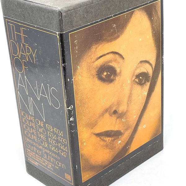 The Diary of Anais Nin~1966-1975~Boxed Set~First Edition~Four Volumes~1,2,3,and 5~Paperback~Very Good Condition~Free Shipping