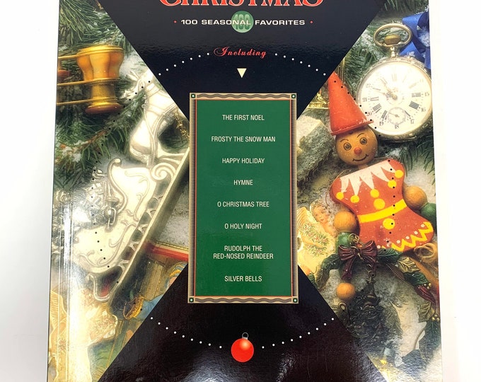 Ultimate Christmas~Hal Leonard~100 Seasonal Favorites~1983~Piano~Guitar~Vocal~Christmas Music~Very Good Condition~Free Shipping