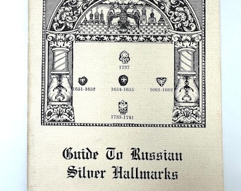 Guide to Russian Silver Haulmarks~Paul Paulson~1976~First Edition~First Printing~Very Good Condition~Free Shipping
