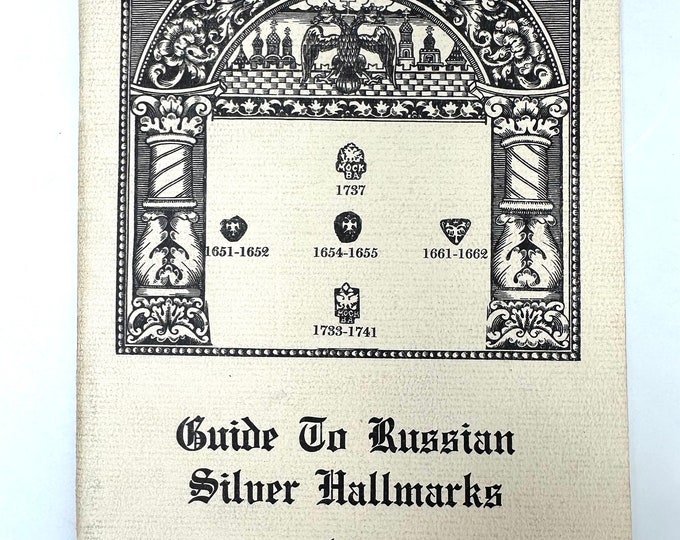 Guide to Russian Silver Haulmarks~Paul Paulson~1976~First Edition~First Printing~Very Good Condition~Free Shipping