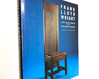 Frank Lloyd Wright~Interiors and Furniture~Thomas A. Heinz~1994~First Edition~First Printing~Rare~Very Good Condition~Free Shipping