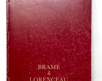 Brame and Lorenceau~1986~Art Catalogue~French Language~Color Plates~Rare~Very Good Condition~Free Shipping
