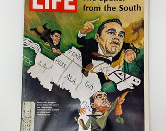 Life Magazine~August 2, 1968~George Wallace~Nixon~Reagan~Dr. Denton Cooley~Rare~Vintage~Very Good Condition~Free Shipping