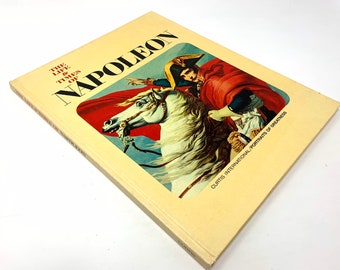 The Life and Times of Napoleon~Mario Rivoire~1967~Hardback~Curtis International~Portraits of Greatness~Napoleon~Illustrations~Free Shipping