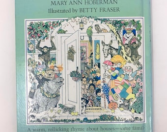 A House is a House for Me~Mary Ann Hoberman~Betty Fraser~1978~Stated First Edition~First Printing~Viking Press~Very Good Condition~Free Ship
